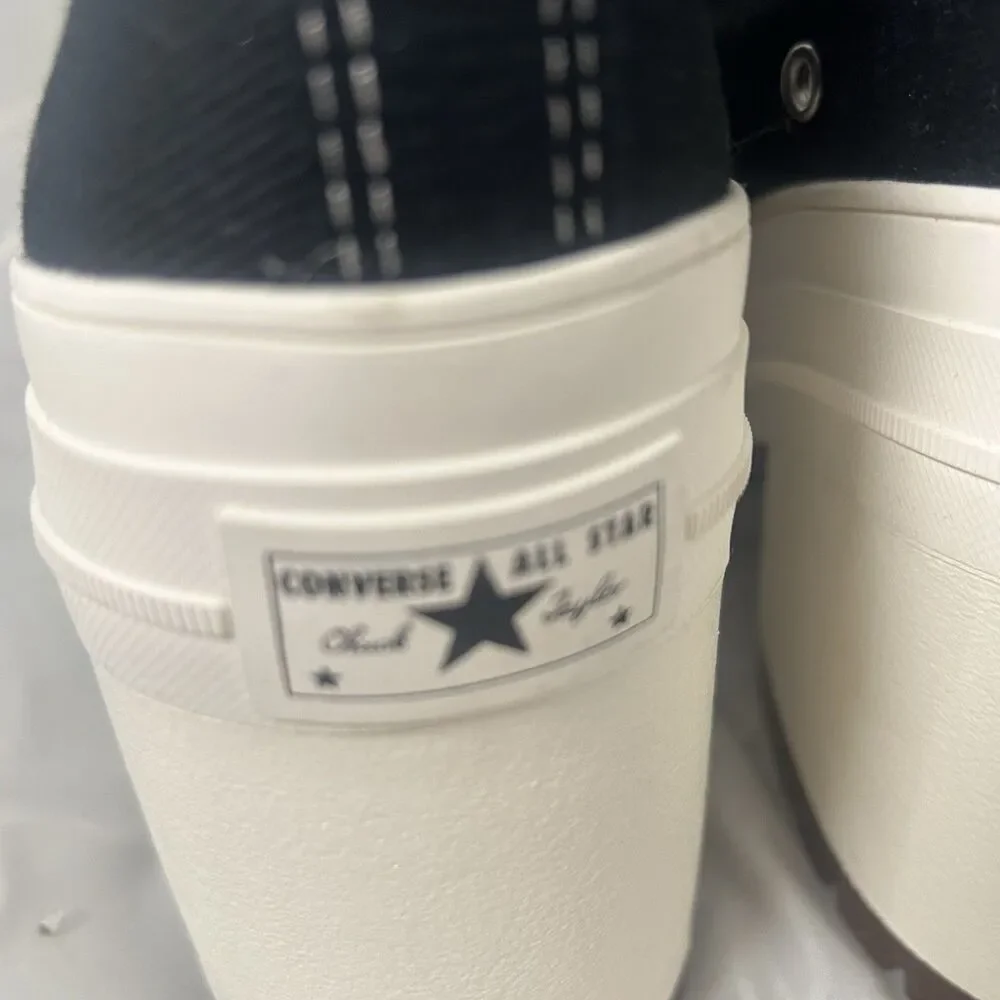 Converse Chuck Taylor All Star Lugged Heel Platform Boots Black Women’s 8.5